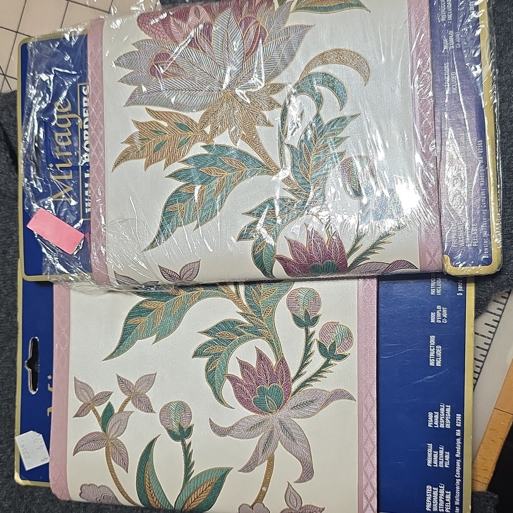 Mirage Floral Wallpaper Border